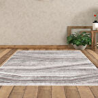 Dekoreko Kaymaz Taban Djt Salon Halısı Yıldız Deri Modern 1252