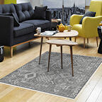 Dekoreko Kaymaz Taban Djt Salon Halısı Star Pamuk İskandinav F5137