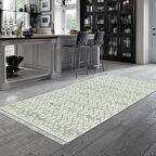 Dekoreko Kaymaz Taban Djt Mutfak Halısı Trend Saçaklı Modern 757