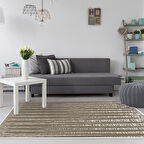 Dekoreko Kaymaz Taban Djt Salon Halısı Star Pamuk Modern M5045