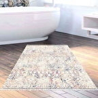 Dekoreko Kaymaz Taban Djt Banyo Halısı Trend Saçaklı İskandinav F5139