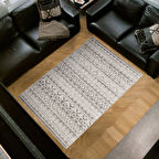 Dekoreko Kaymaz Taban Djt Salon Halısı Star Pamuk İskandinav F5078