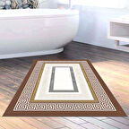 Dekoreko Kaymaz Taban Djt Banyo Halısı Star Pamuk Modern 675M