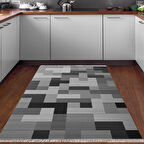 Dekoreko Kaymaz Taban Djt Mutfak Halısı Trend Saçaklı Modern Mu113