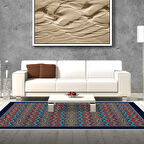 Dekoreko Kaymaz Taban Djt Salon Halısı Star Pamuk Saçaklı Modern 1935