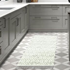 Dekoreko Kaymaz Taban Djt Mutfak Halısı Star Pamuk Saçaklı Modern 757