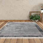 Dekoreko Kaymaz Taban Djt Salon Halısı Trend Saçaklı Modern 1921