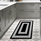 Dekoreko Kaymaz Taban Djt Mutfak Halısı Star Pamuk Modern 650M