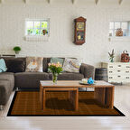 Alanur Home Kaymaz Taban Djt Banyo Mutfak Salon Halı Star Pamuk Dokuma Desen E5007