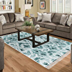 Dekoreko Kaymaz Taban Djt Salon Halısı Star Pamuk Saçaklı İskandinav F5136