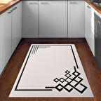 Dekoreko Kaymaz Taban Djt Mutfak Halısı Trend Modern 1919