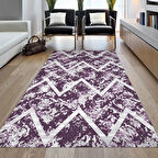 Dekoreko Kaymaz Taban Djt Salon Halısı Yıldız Deri İskandinav F5128