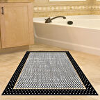 Dekoreko Kaymaz Taban Djt Banyo Halısı Trend Modern 604M