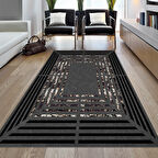 Dekoreko Kaymaz Taban Djt Salon Halısı Yıldız Deri Modern M5132