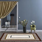 Dekoreko Kaymaz Taban Djt Salon Halısı Yıldız Deri Modern 675M