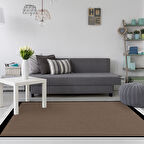 Alanur Home Kaymaz Taban Djt Banyo Mutfak Salon Halı Yıldız Deri Saçaklı Dokuma Desen E5001