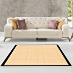 Alanur Home Kaymaz Taban Djt Banyo Mutfak Salon Halı Yıldız Deri Dokuma Desen E5007