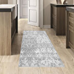 Dekoreko Kaymaz Taban Djt Mutfak Halısı Yıldız Deri Modern 1918