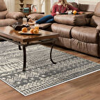 Dekoreko Kaymaz Taban Djt Salon Halısı Yıldız Deri İskandinav F5080