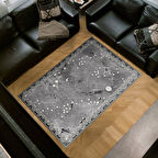 Dekoreko Kaymaz Taban Djt Salon Halısı Yıldız Deri Modern Mu118