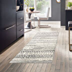 Dekoreko Kaymaz Taban Djt Mutfak Halısı Yıldız Deri İskandinav Al1104