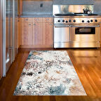 Dekoreko Kaymaz Taban Djt Mutfak Halısı Trend Modern 609M