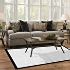 Alanur Home Kaymaz Taban Djt Banyo Mutfak Salon Halı Yıldız Deri Dokuma Desen E5007