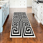 Dekoreko Kaymaz Taban Djt Mutfak Halısı Trend Modern 658M