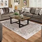 Dekoreko Kaymaz Taban Djt Salon Halısı Yıldız Deri Modern 1488