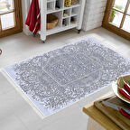 Dekoreko Kaymaz Taban Djt Mutfak Halısı Star Pamuk Saçaklı Modern 1488