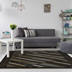 Dekoreko Kaymaz Taban Djt Salon Halısı Trend Saçaklı Modern 731