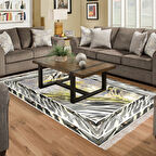 Dekoreko Kaymaz Taban Djt Salon Halısı Trend Saçaklı Modern 728