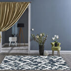 Dekoreko Kaymaz Taban Djt Salon Halısı Star Pamuk İskandinav F5128