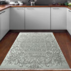 Dekoreko Kaymaz Taban Djt Mutfak Halısı Star Pamuk Saçaklı Modern 1488