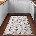 Dekoreko Kaymaz Taban Djt Mutfak Halısı Star Pamuk Modern 1944