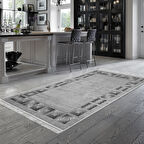 Dekoreko Kaymaz Taban Djt Mutfak Halısı Trend Saçaklı Modern 691M