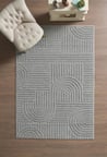 İskandinav Dokuma Bukleli Gri Jüt Taban Halı Salon Mutfak Koridor Yolluk Modern Halı 120x170 cm