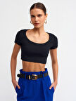 Kısa Kollu Crop Top