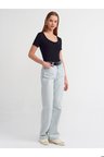 Dilvin Kadın Kısa Kollu Basic T-shirt - 30903