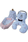 Kadife&Müslin Babynest Seti - 5 Parça
