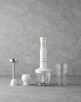 English Home MBS 3001 4 Bıçaklı Mini Blender Seti Beyaz-Bakır