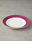 English Home Carny Bone Porselen Servis Tabağı 25 cm Fuşya