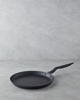 English Home Pro Grade İndüksiyon Tabanlı Krep Tava 30 cm Siyah