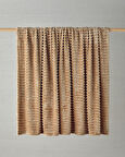 Modern Line Çizgili Super Soft Tek Kişilik Battaniye 150x200 cm Bej