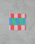 Summer Checkers 20'li Kağıt Peçete 33x33 cm Pembe - Yeşil
