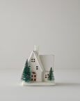 Winter Houses Dekoratif Obje 13,5 cm Beyaz