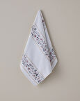 Daisy Line Pamuk Yüz Havlusu 50x80 cm Beyaz