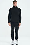 Carol Siyah Polar Erkek Eşofman Takım - 85226