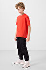 Fiesta Pamuklu Yumuşak Dokulu Oversize Basic Erkek Çocuk T-Shirt - 11297
