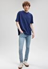 Mavi Bisiklet Yaka Lacivert Basic Tişört 066248-84371